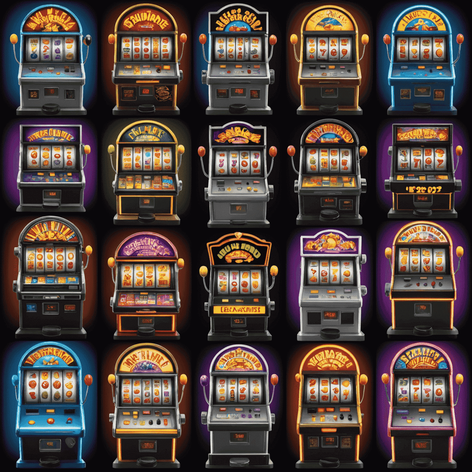 Collage showing the evolution of slot themes from classic fruit symbols to modern movie franchise slots